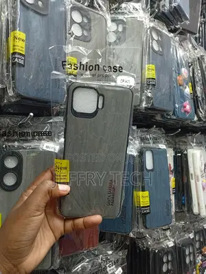 Oppo A93 Dark Gray, Wood-Grain Texture Cover