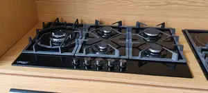 Legacy 5-Burner Built-in Cooker Premium 90cm Black Glass Gas Hob