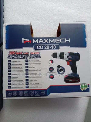 Maxmech 20v Cordless Drill With 2 Batteries Charger/Cd 20-10