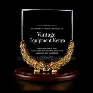 Engraved Glass Trophy