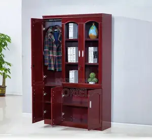 Office Cabinet : 3-Door Mahogany Office Filing Cabinet