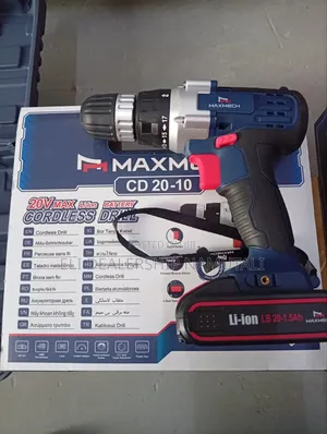 Heavy Duty 20v Cordless Drill Driver With 2 Li-Ion Batteries