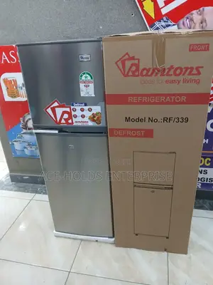 Ramtons - 138 Litres Double-Door Fridge Rf/339 (Silver)