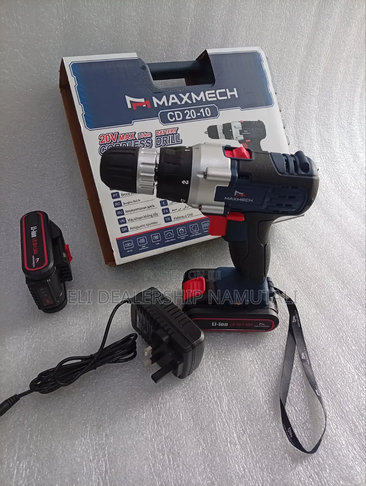 Maxmech Power Drill 20v Cordless Drill for Home Professional Use