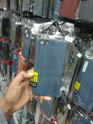 iPhone 7, iPhone 8, Blue Wood-Grain or Textured Bark Pattern Cover