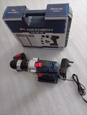 Maxmech 20v Drill Driver Kit – Fast Charging, 2-Speed, Carry Case