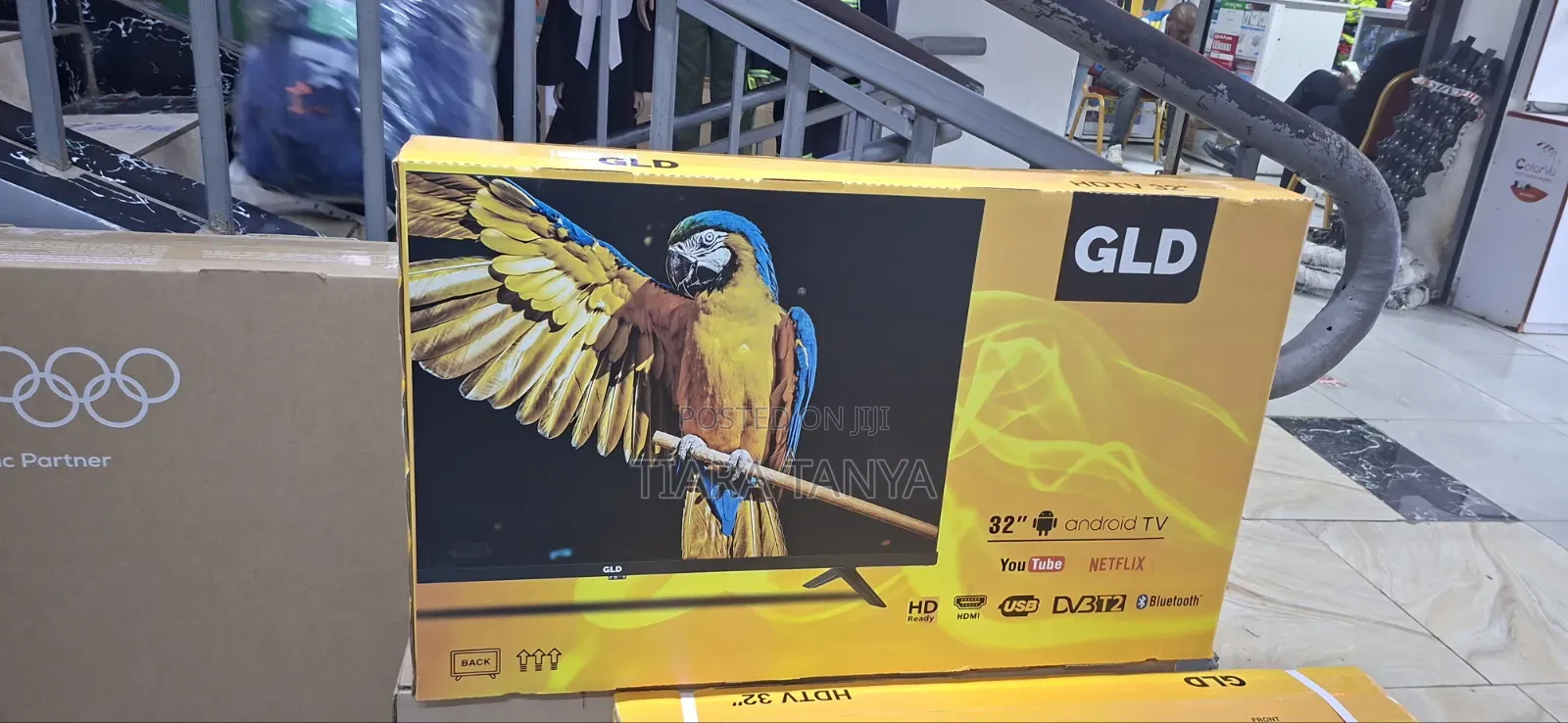 GLD 32" Inch Frameless Smart Android Television Digital Tv, App Store,