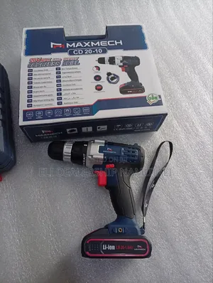 Maxmech 20v Rechargeable Cordless Drill Screwdriver Set