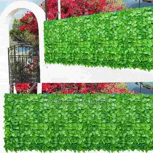 Light Green Artificial Privacy Fence
