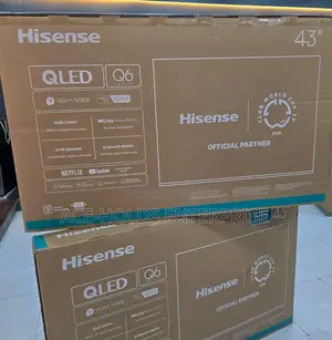 Hisense 43" Qled Vidaa Q6 Series Dolby Vision Atmos- 