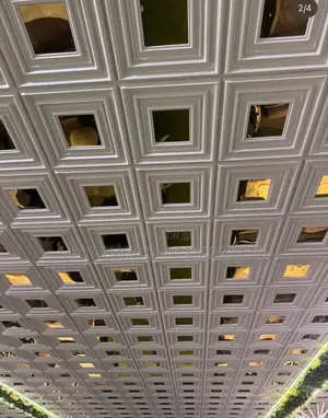 3d Ceiling Panels With Mirror Effect