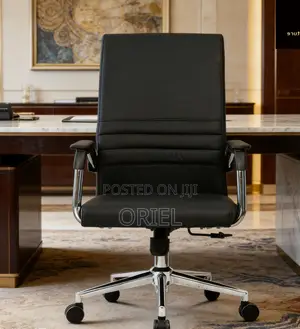 Office Chair : Office Visitor Leather Padded Chair