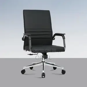 Office Chair : Office Visitor Leather Padded Chair