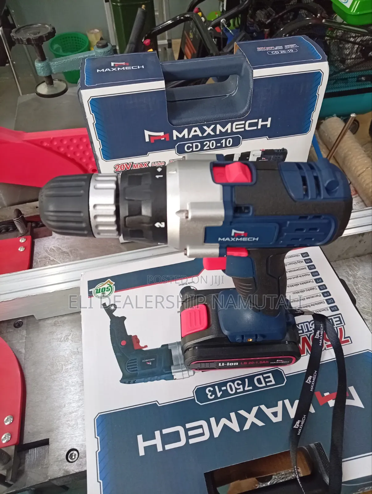Maxmech Electric Cordless Drill – Dual Battery Power Tool Set