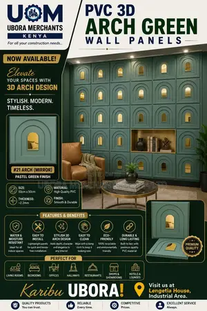 Arch Green 3d Wall Ceiling Panels