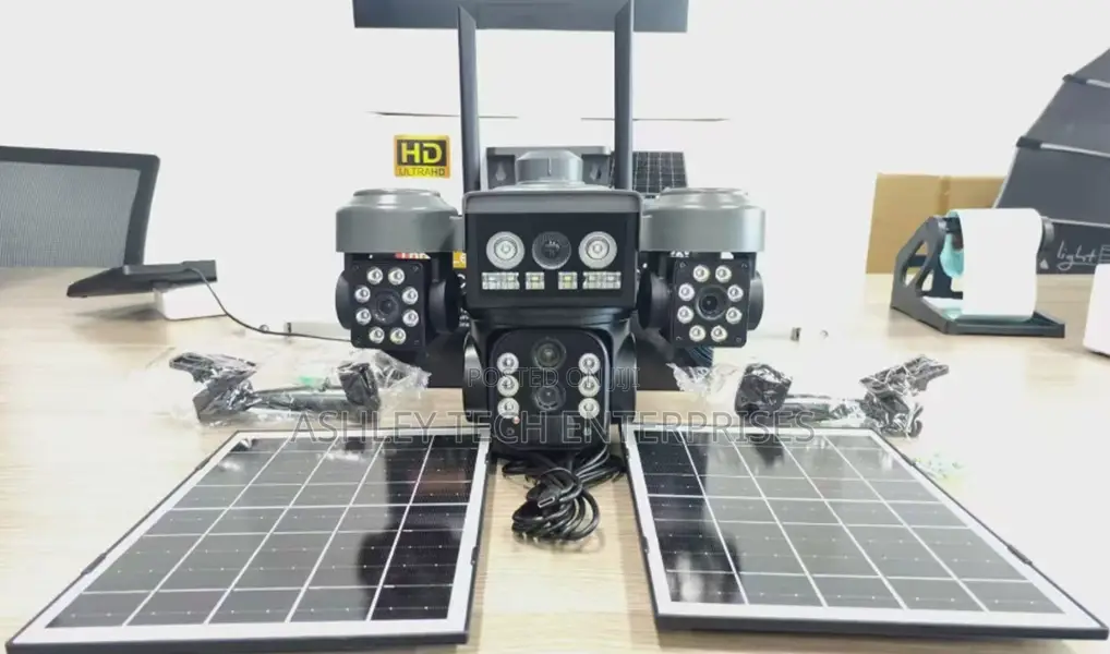Advanced 3 Lens 10x Optical Zoom 4g Solar PTZ Camera
