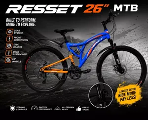 User Friendly 26" Resset Bicycle /Mountain Bike