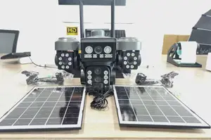 Ultra Hd 3 Lens 10x Optical Zoom 4g Solar PTZ CCTV