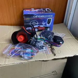 V200 12v Car Alarm System With Immobilizer Remote Controls