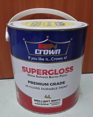 Crown Supergloss Brilliant White 4litres