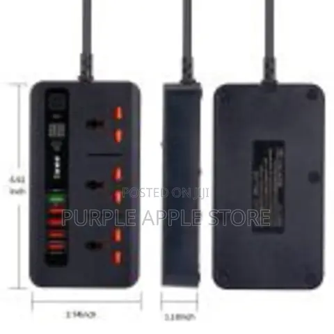 Smart Power Extension Socket 3plug 5 Usb 1 Pd20w-