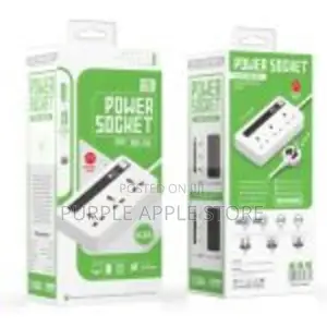 Smart Power Extension Socket 3plug 5 Usb 1 Pd20w-