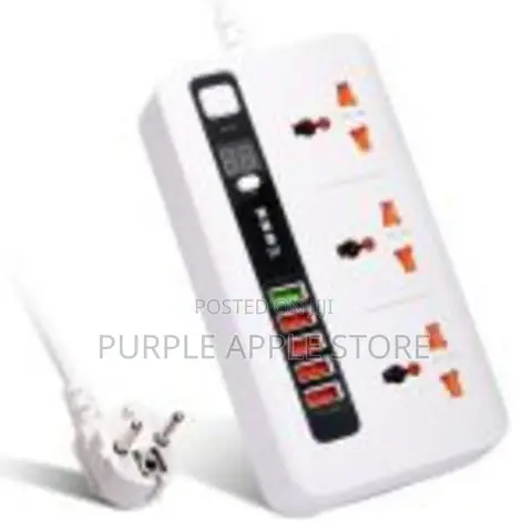 Smart Power Extension Socket 3plug 5 Usb 1 Pd20w-
