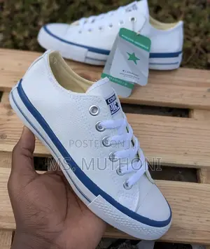 Leather White Converse Chuck Taylor All Star Sneakers 36-42