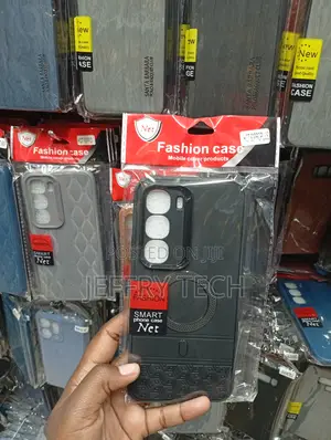 Infinix Hot 60 Pro/Pro+Black Shockproof Tpu Design Cover