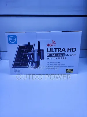 Ubox Dual Lens Solar CCTV Camera