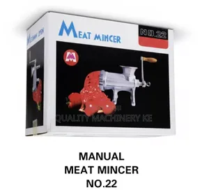Stainless Manual Meat Mincer/Grinder Size 22(Cast)