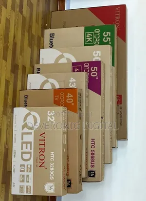 Vitron Tv32” Smart 40” 43” 50” 50” Qled 55” Android 65” 75” 85”