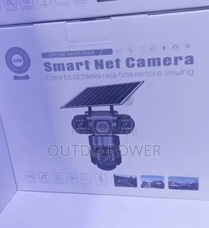 Tripple Lens 4g V380 Solar CCTV Camera