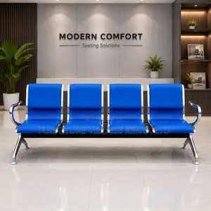 Office Benches ; 4-Link Office Reception Bench