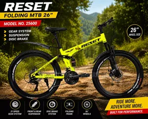 Easy to Use 26" Mountain Bike/Heavy Duty Bicycle Reset Folding