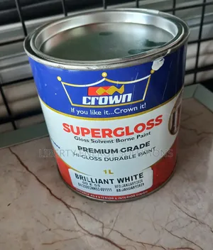Crown Supergloss Brilliant White 1litre