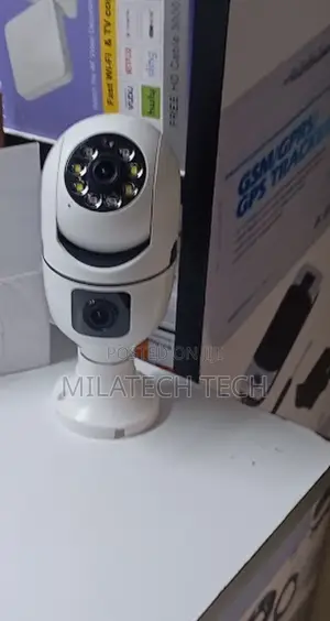 V380 Dual Lens Bulb PTZ Wifi Security Camera 360° Pan Tilt Hd CCTV