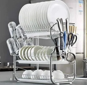 *3 Layer Stainless Dish Drainer