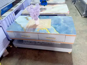 White/Blue Coffee Table