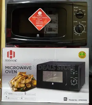 Hanmac 20l Manual Microwave (Black White