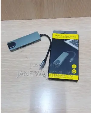 5-in-1 Usb Hub Plug Play Multi Usb Port Splitter