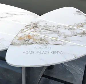 Coffee Table: Special Shape Nesting Table With Executive Marble Top