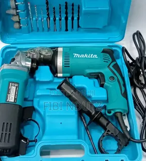 Professional Makita Combo Set/Electric Drill and Angle Grinder