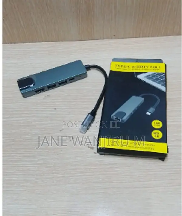 5-in-1 Usb Hub Lightweight Usb Expansion Adapter