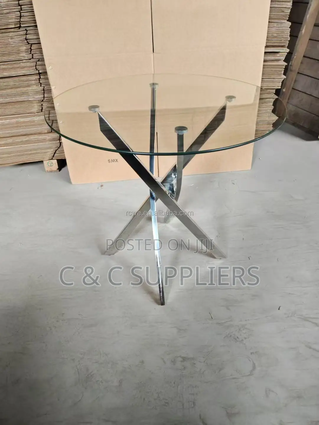 Round Glass Dining Table