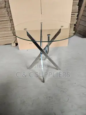 Round Glass Dining Table