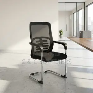 Office Mesh Breathable Visitor's Chair.