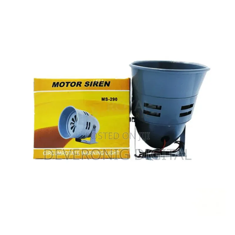 Motion Sensor Motor Siren