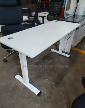 Ergonomic Office Electric Table White