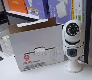 Dual Lens Wifi Bulb Camera PTZ 360° Motion Detection CCTV V380 Pro